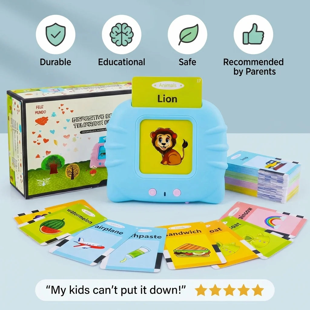 Educational Talking Audio Flash Cards (224 Easy Words)